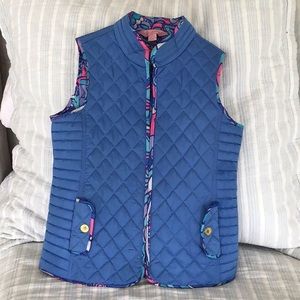Lilly Pulitzer quilted vest- girls